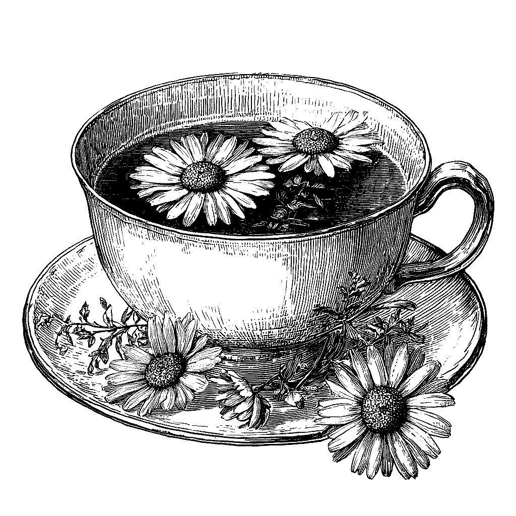 1 c. à soupe de fleurs de pâquerette pour 250 ml d’eau à 90°C, infusion 10 minutes.