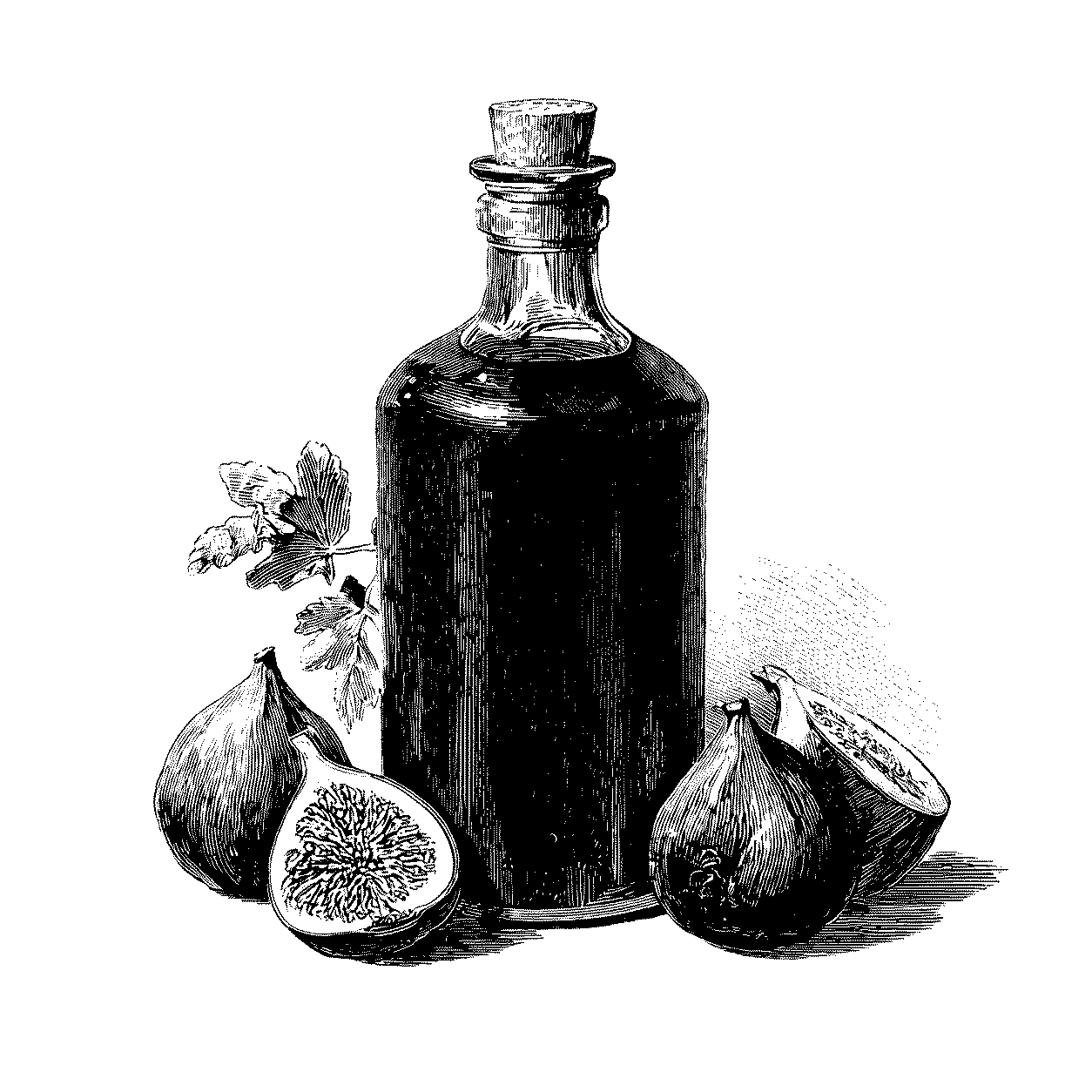 Illustration de sirop de figues