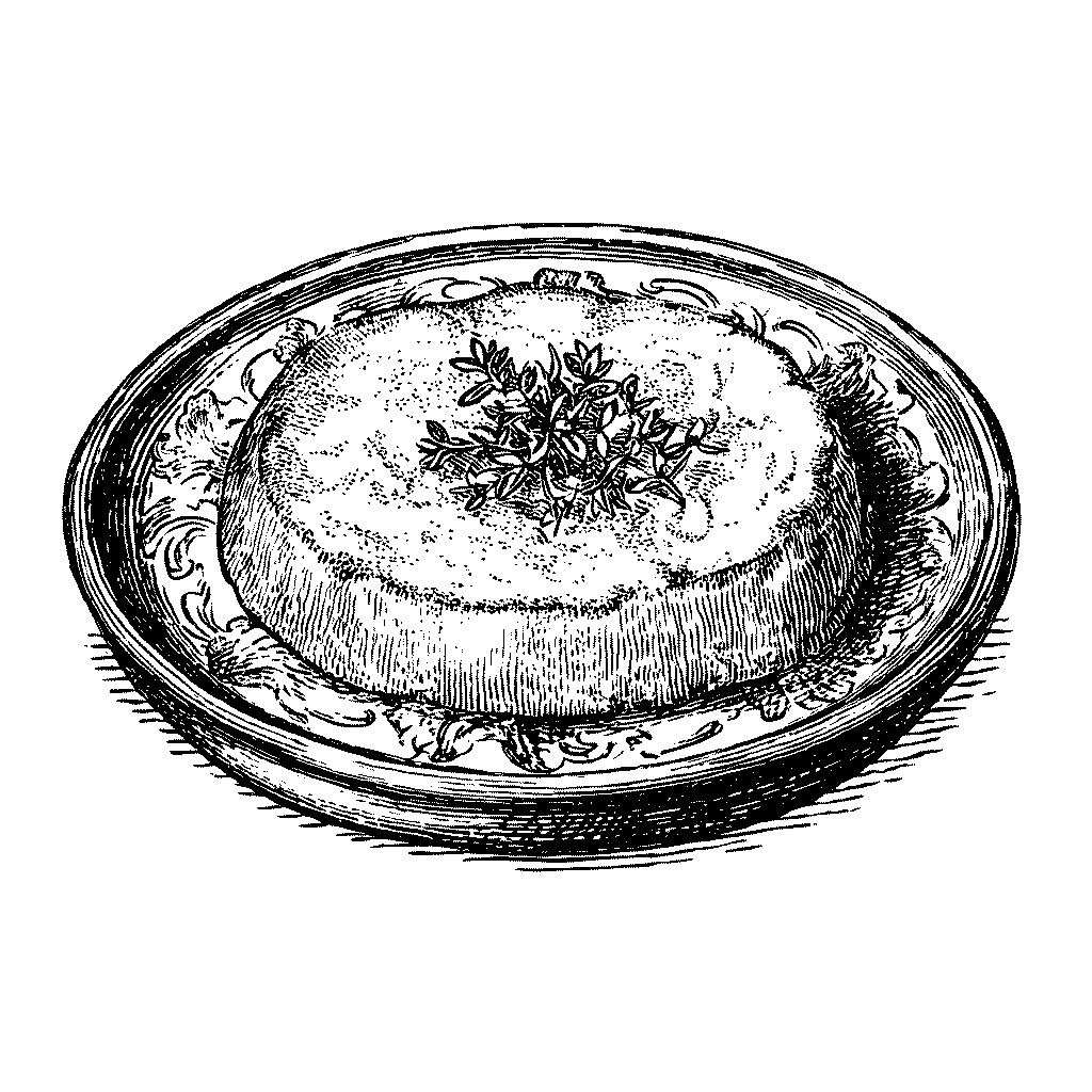 Illustration d'un plat de polenta'