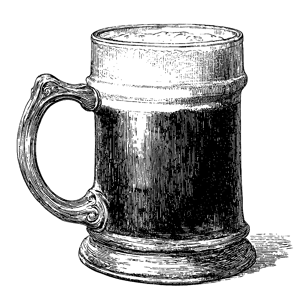 Illustration d'une chope de bière de blé