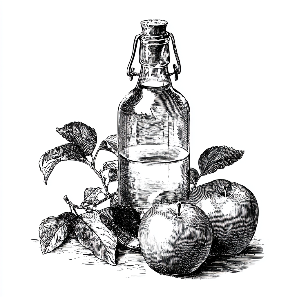 Illustration d'une bouteille de cidre