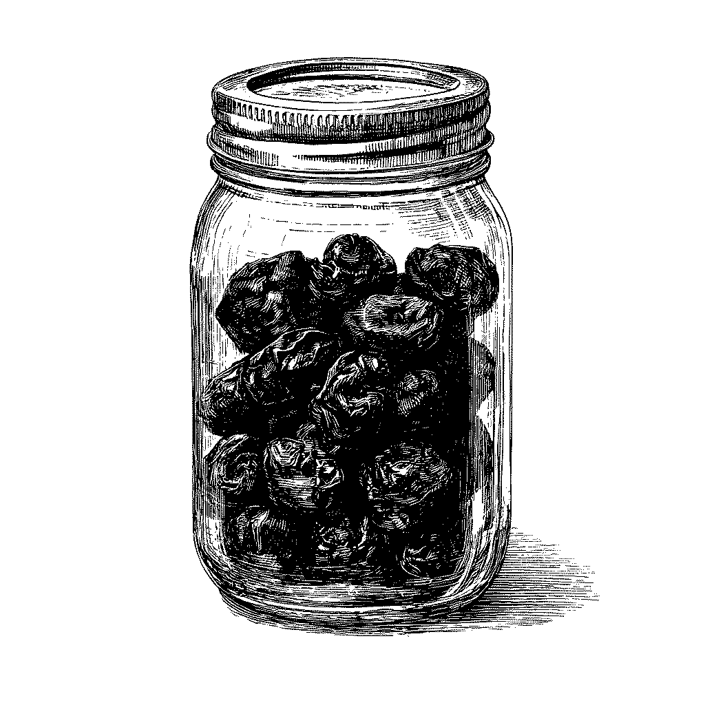 Illustration de cerises séchées