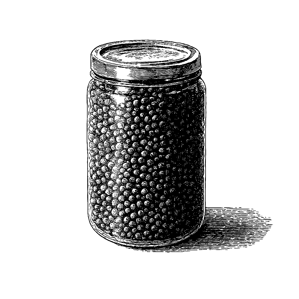 Illustration de lentilles vertes cuites