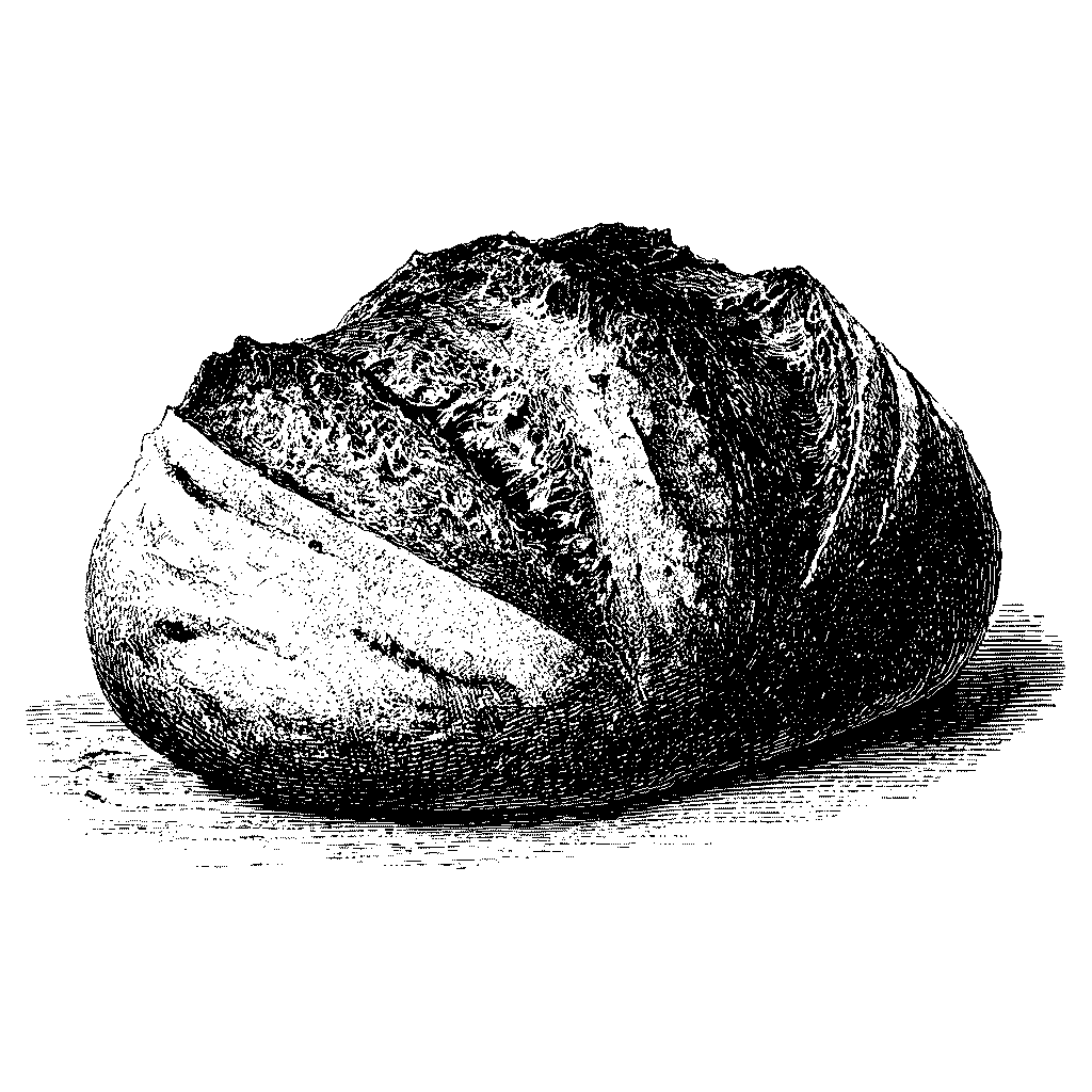 Illustration d’un pain de blé traditionnel