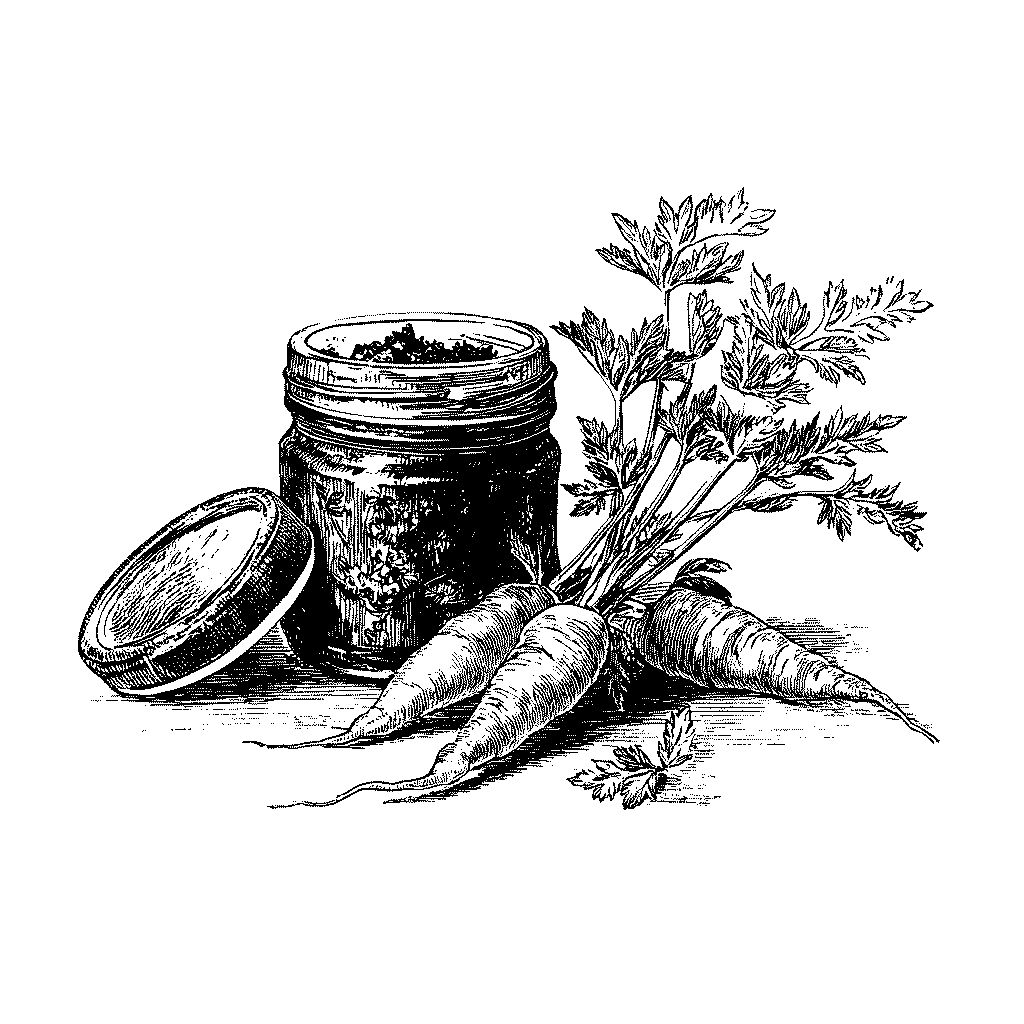 Pesto de fanes de carottes