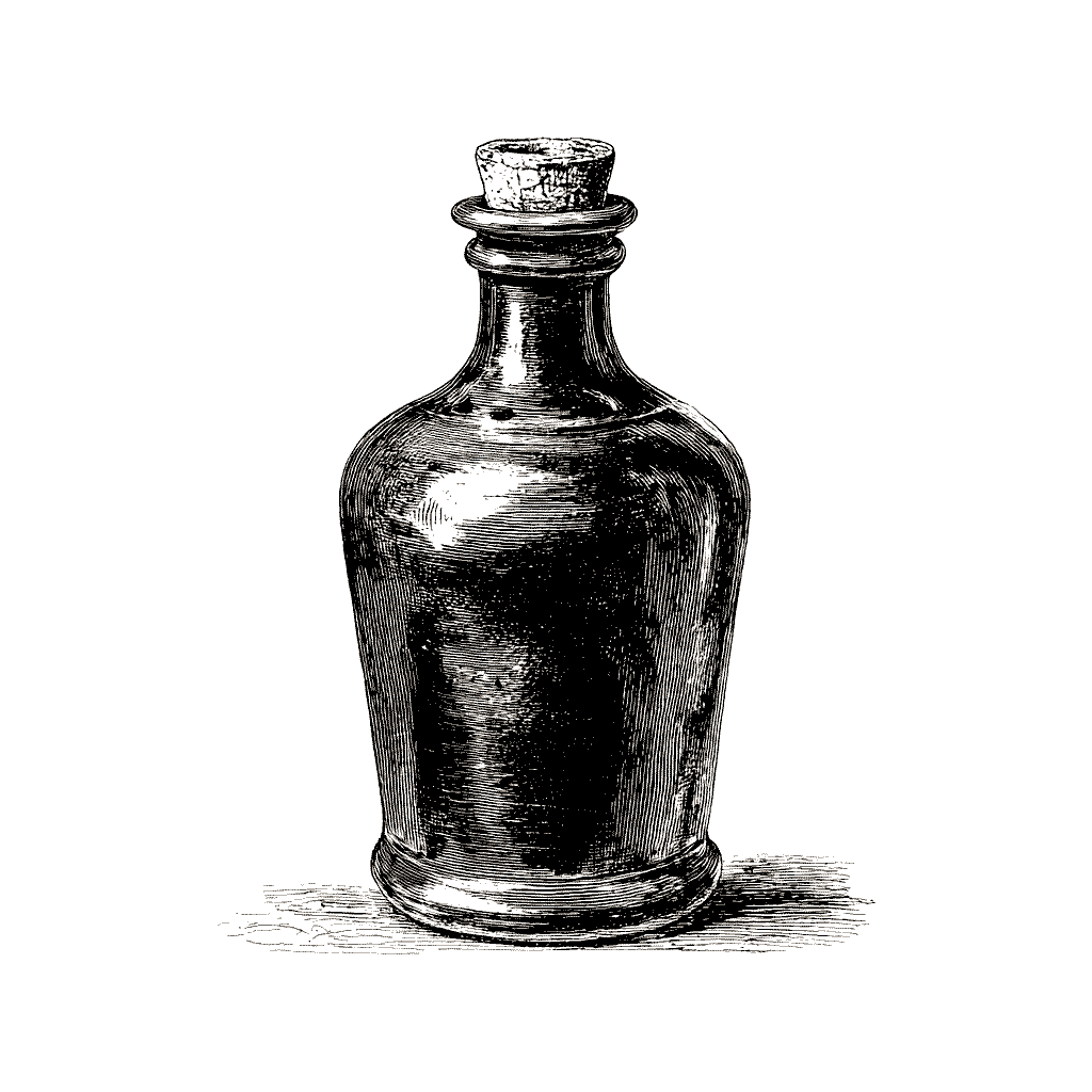 Illustration d'un pot de vinaigre